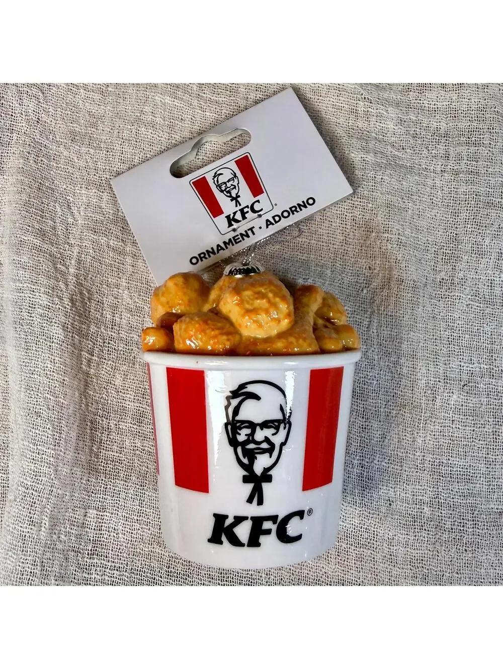 Kentucky Fried Chicken Ornaments Choice of Colonel Sanders or Bucket of Chicken